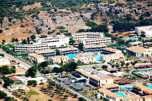 Hotel vanaf kapel